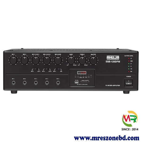 Ahuja SSB-120DPM 120W PA Mixer Amplifier India