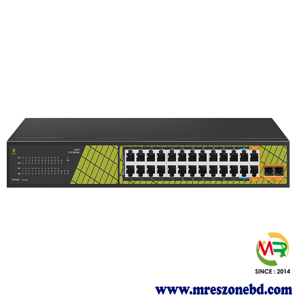 Genata GNT-RP1428ES 24 Port PoE Network Switch