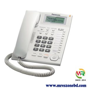 Panasonic KX-TS880MX Landline Phone with LCD Display White Black