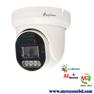 Eurovision EV-IPC-616-AI 6MP Dual Light AI Smart Dome IP Camera