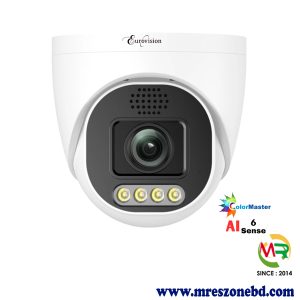 Eurovision EV-IPC-MT200-AP 6MP AI Smart Metal Dome IP Camera