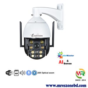 Eurovision EV-IPC-PTZ20V-DL-WIFI 6MP WiFi PTZ Camera with 20X Optical Zoom